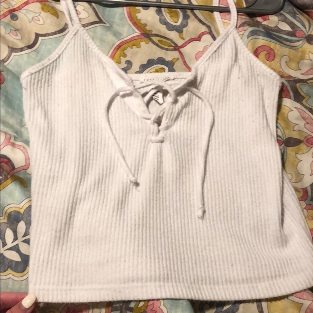 Full Tilt Lace Up Tank